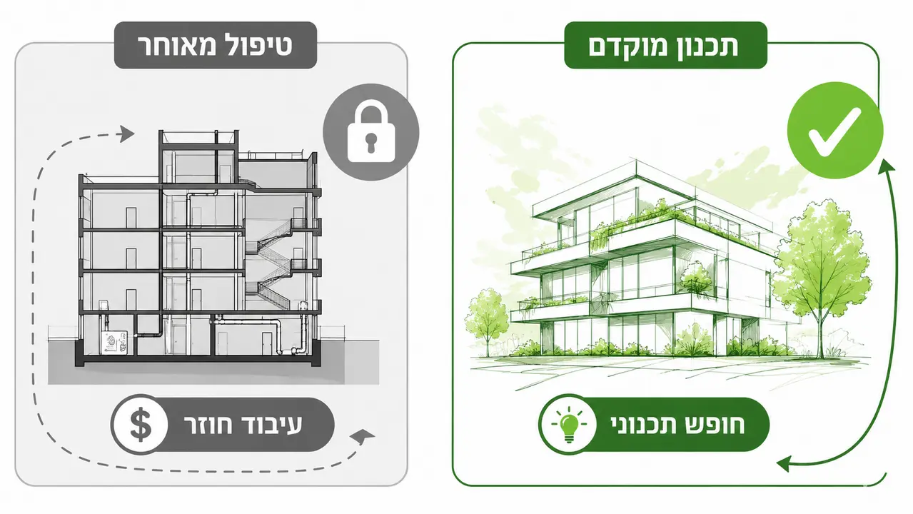 טעויות נפוצות בעמידה בסעיפי תקן 5281 טיפול מוקדם מול מאוחר