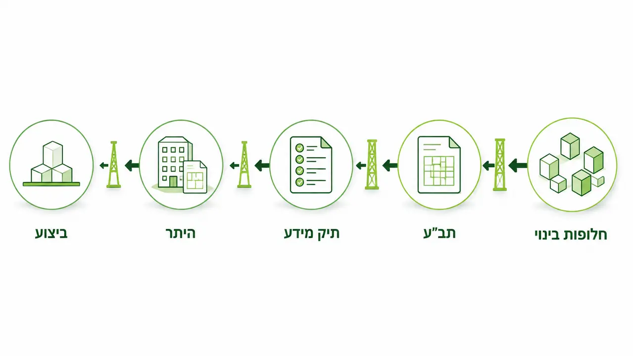 אבני דרך שבהן ההחלטה נסגרת