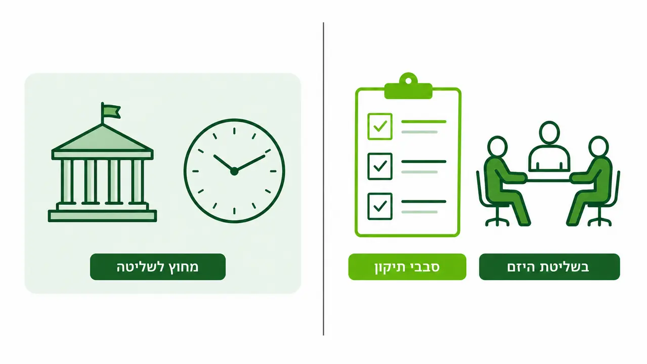 משך הטיפול נגזר ממספר סבבי התיקון