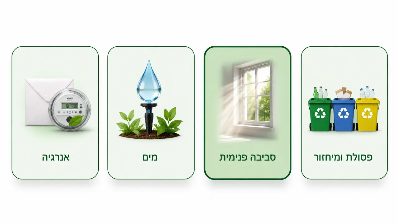 קטגוריות הדרישות הסביבתיות בתקן