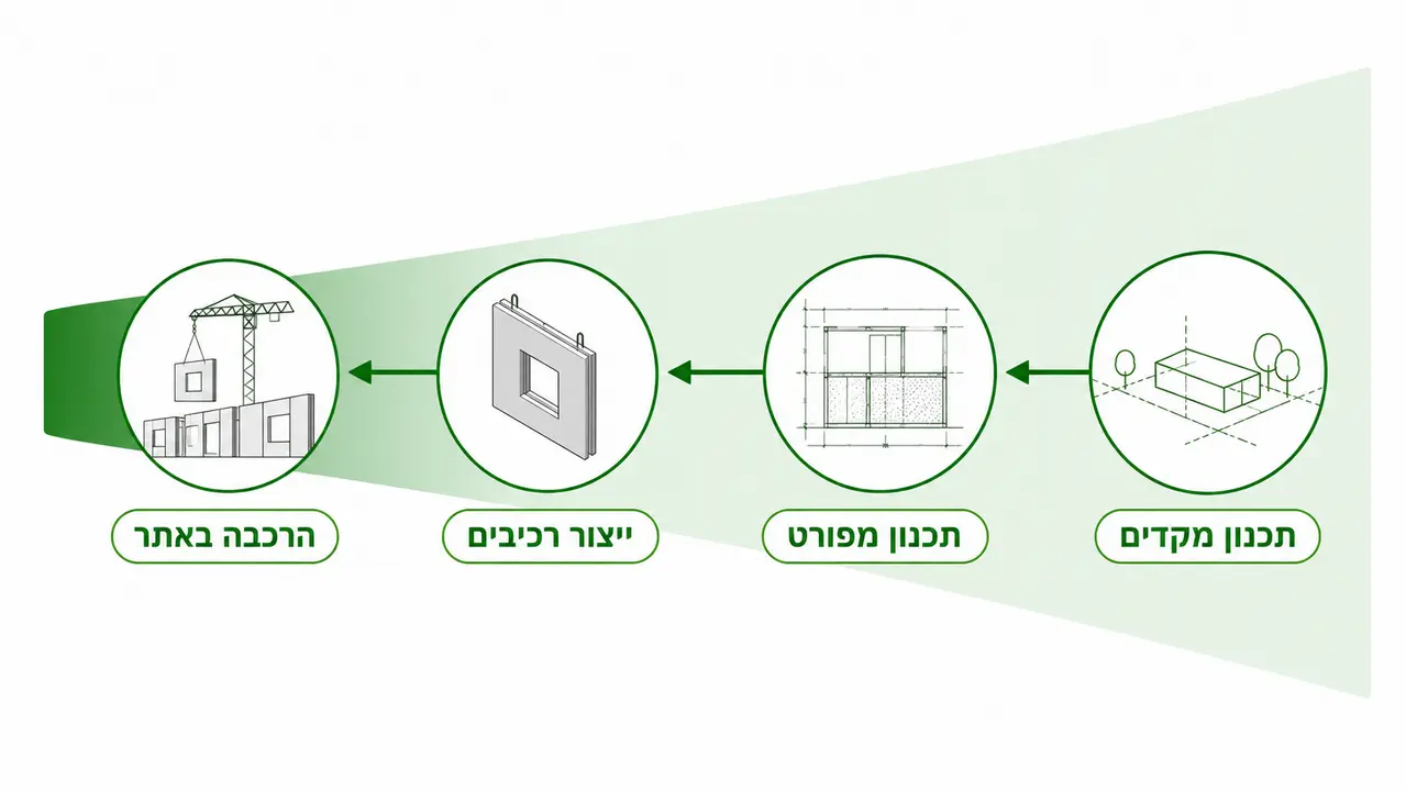 ההפרש בין ליווי מוקדם לליווי מאוחר בתיק התכנון