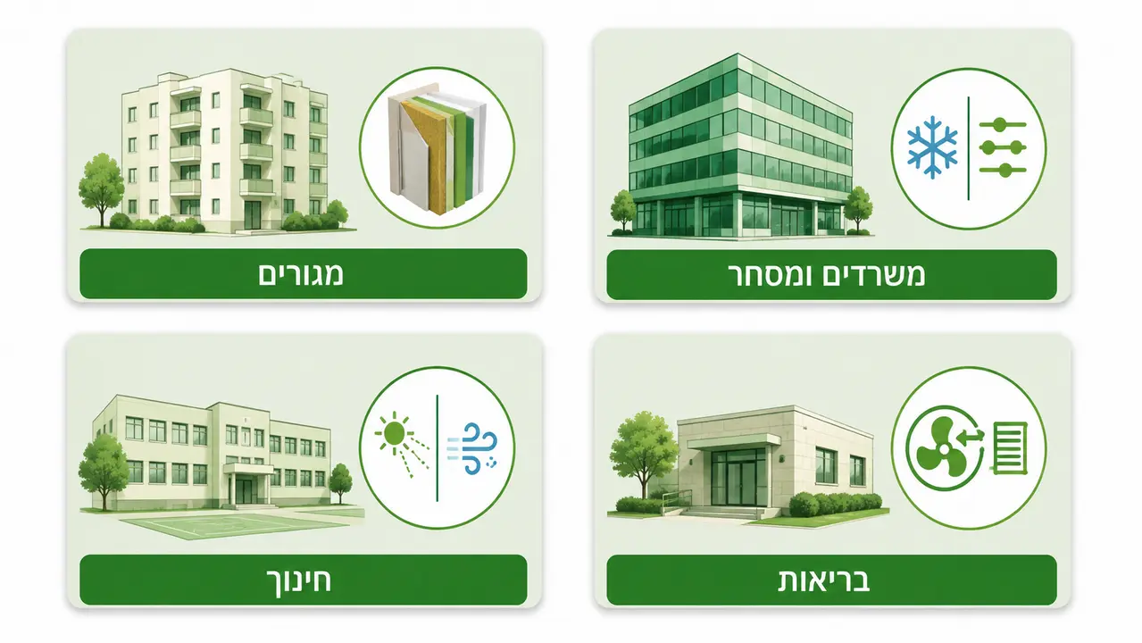היכן העמידה בתקן בנייה ירוקה הופכת לתנאי ברישוי