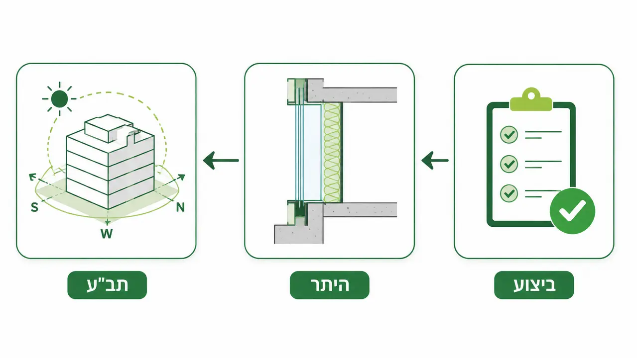 תב"ע, היתר וביצוע ומה שנשאר פתוח בכל אחד