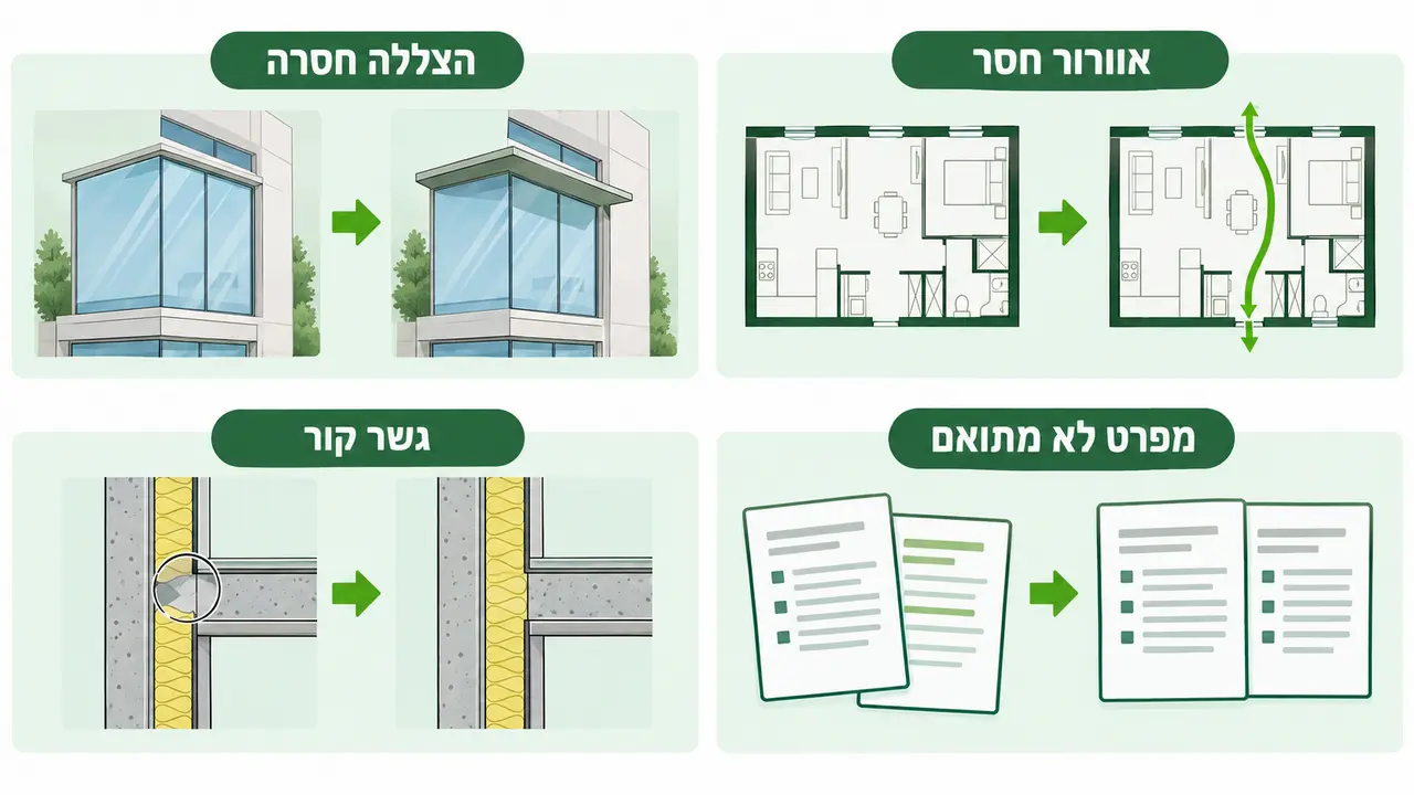 טעויות שחוזרות על עצמן ביישום
